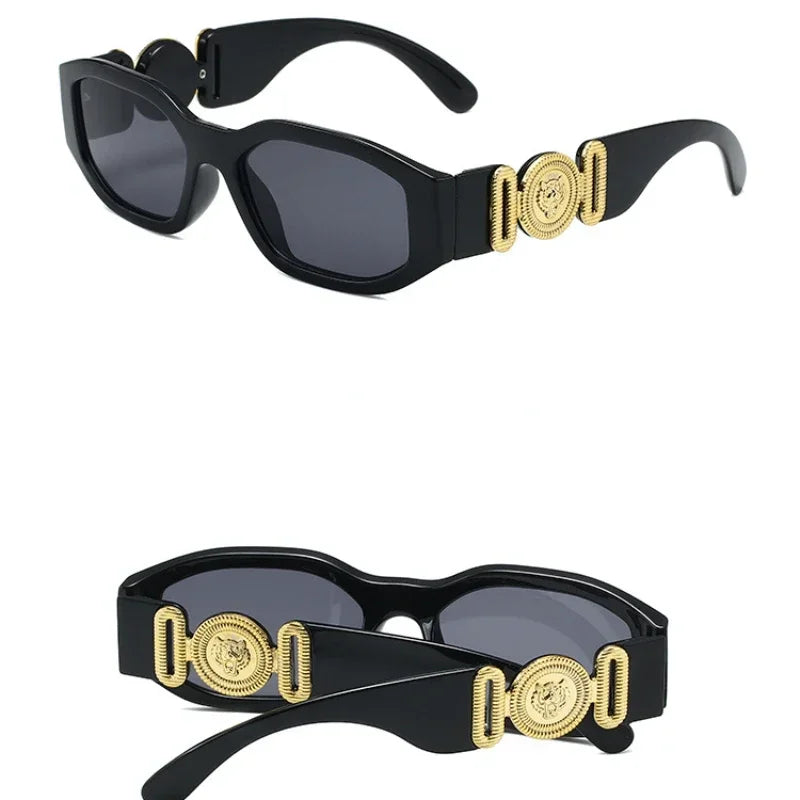 Neue Retro Unregelmäßige Quadratische Sonnenbrille für Frauen Männer Mode Designer Kleine Rahmen Sonnenbrille Trend Produkt Shades UV400