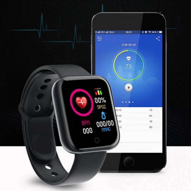 Smart Uhr Für Frauen Männer Armbanduhr Bluetooth Verbunden Telefon Player Musik Fitness Sport Armband Schlaf Monitor Digitale Uhren