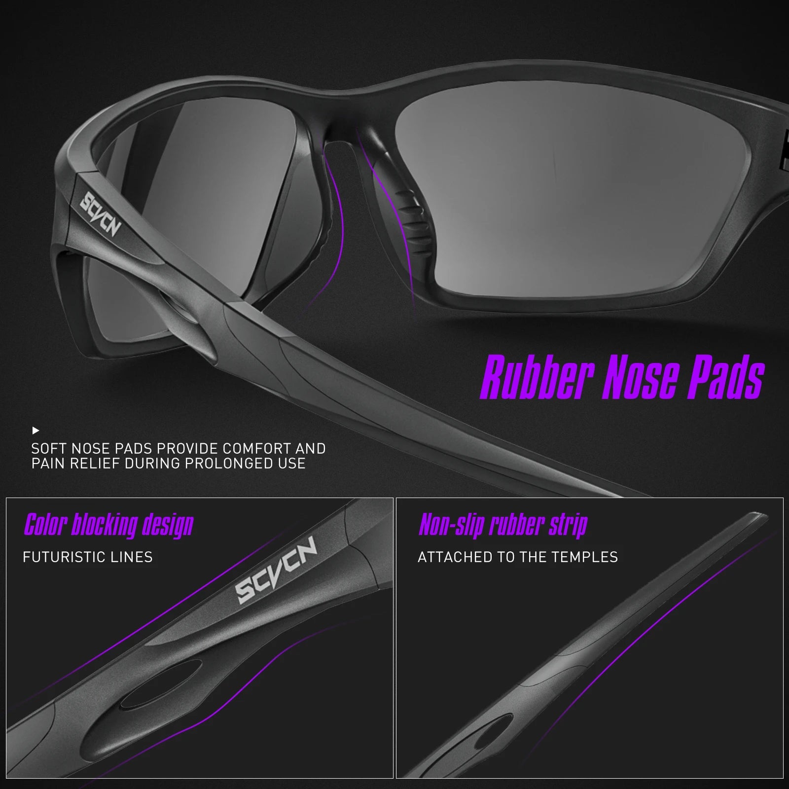 Fahrradsonnenbrille für Damen und Herren, Sportbrillen, Mountainbike-Reitbrille, Rennrad, Neu, 2023