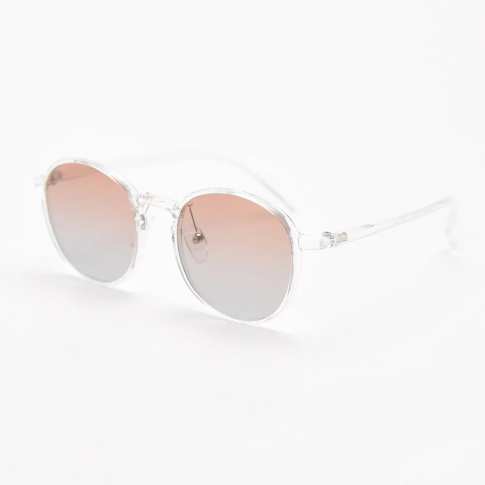 Sonnenbrille mit rundem Rahmen und rundem Rahmen, klassisches ultraleichtes Design, UV-beständige Brille, Vintage, trendige Fahrsonnenbrille, Sport