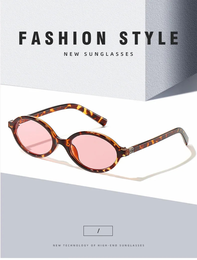 Ins 2025 Luxus Designer UV400 Sonnenbrille Frauen Männer Neue Trendy Oval Sonnenbrille Damen Vintage Kleine Runde Gafas De Sol
