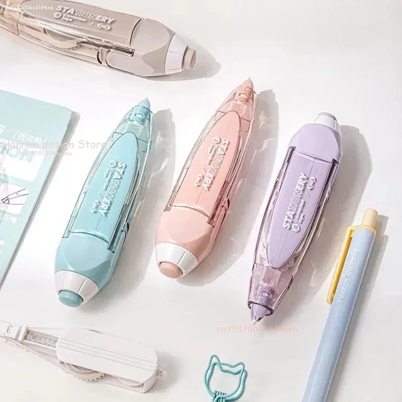 Morandi Farbkorrekturband Kawaii White Out Korrekturband Niedliches koreanisches Briefpapier Austauschbarer Kern Schulbürobedarf