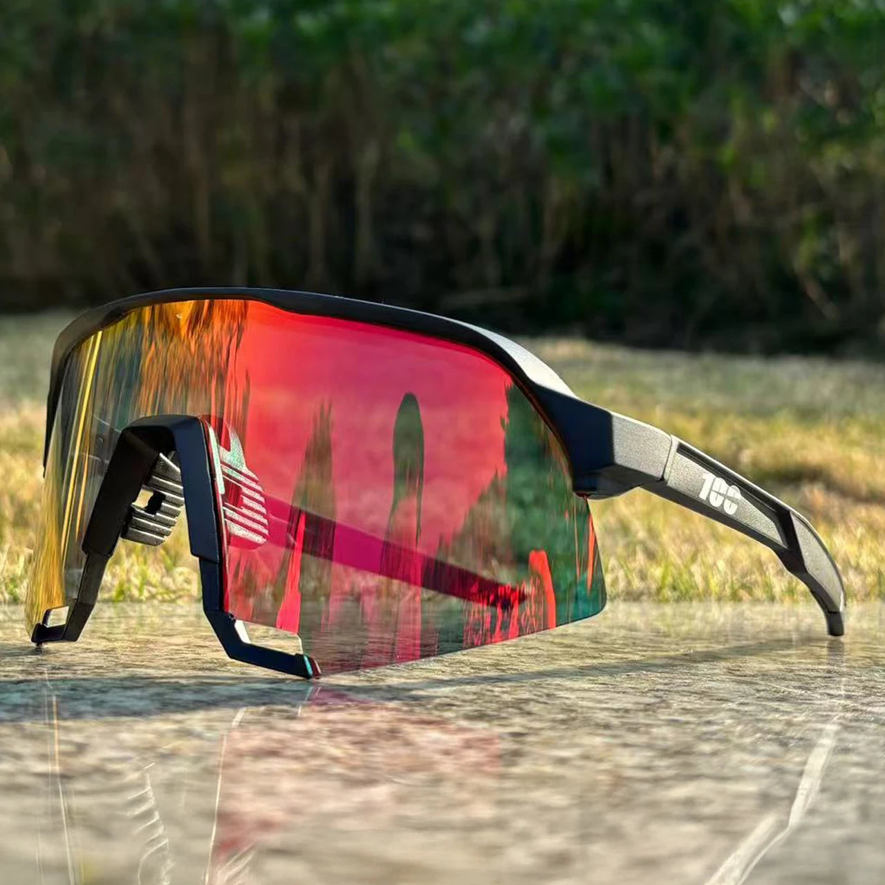 100er Radfahren Sonnenbrillen UV400 Fahrrad Brille Herren Blau Sport Frau Radfahren Brillen Outdoor MTB Brille Fahrrad Brille