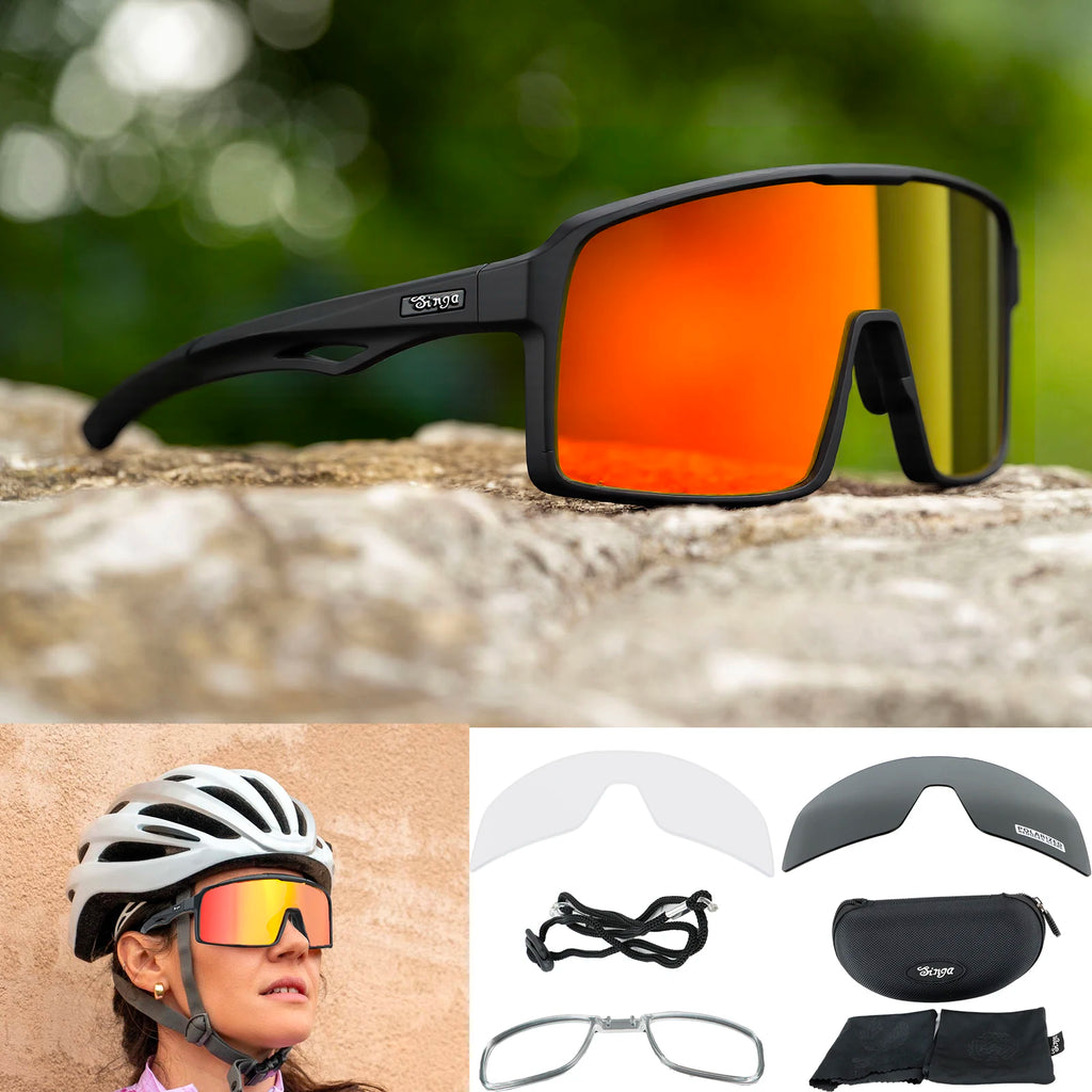 Radfahren Sonnenbrillen Outdoor Sport Sonnenbrillen Rennrad MTB Fahrrad Reiten Goggle Brillen für Mann Frauen Singa Radfahren Gläser