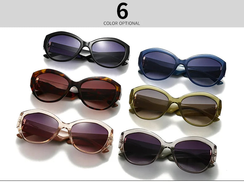 2025 neue Moderne Sonnenbrille Frauen Männer Ins Internet Celebrity Modell Cat Eye Sonnenbrille Weibliche Klassische Goggle Gafas De Sol UV400
