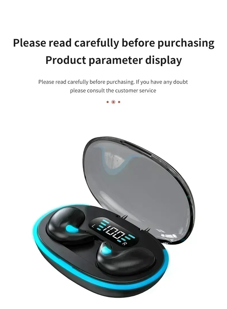 TWS-Kopfhörer, kabellose Kopfhörer, Rauschunterdrückung, Sport, Spiel, Schlaf, Bluetooth-Ohrhörer für alle Smartphones