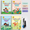 4 bücher Stift Magie Kopie Buch Kostenloser Abwischen Kinder Kinder Schreiben Aufkleber Praxis Englisch Copybook Für Kalligraphie Montessori Geschenk