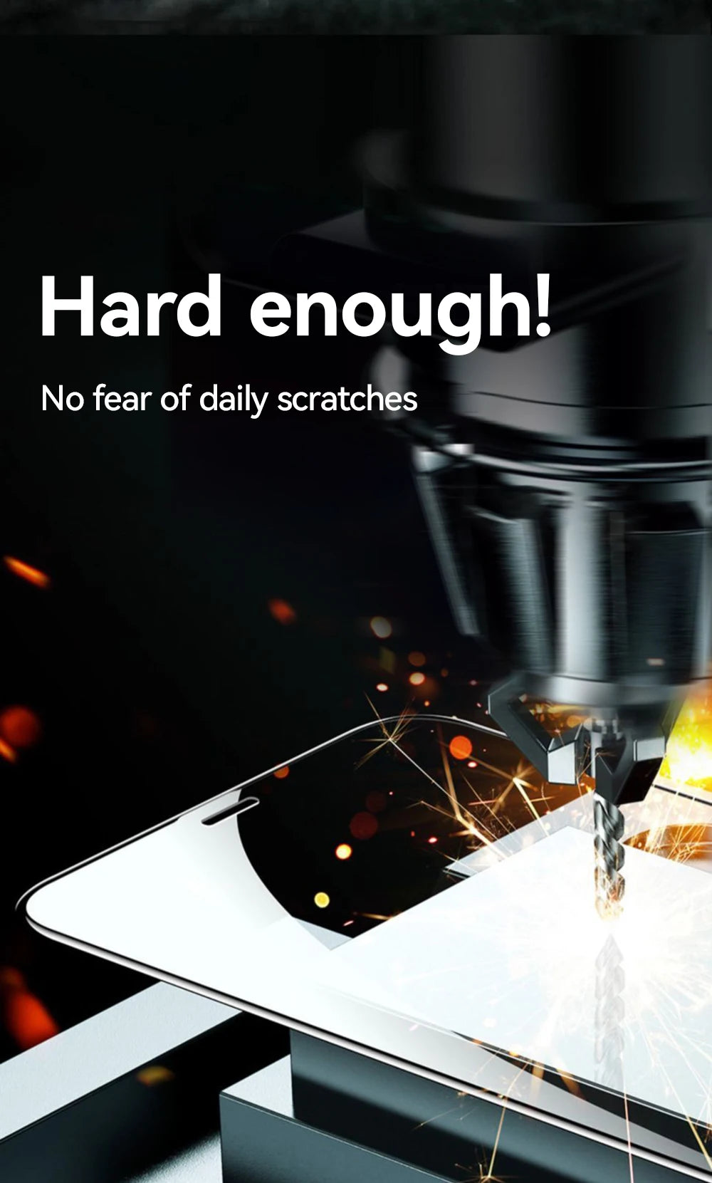 Joyroom 1/2/3 Stück HD-Glas-Displayschutzfolie für iPhone 16, 15, 14, 13, 12, 11 Pro Max, Vollbild-Schutz aus gehärtetem Glas für iPhone