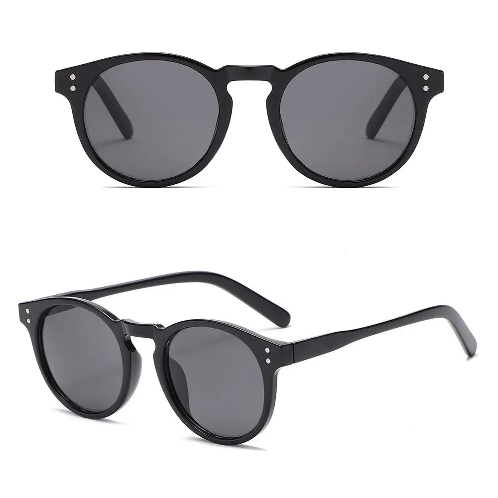 Schwarze Sonnenbrille Mode Sonne UV400 Schutzbrille Retro Brillen Reisen