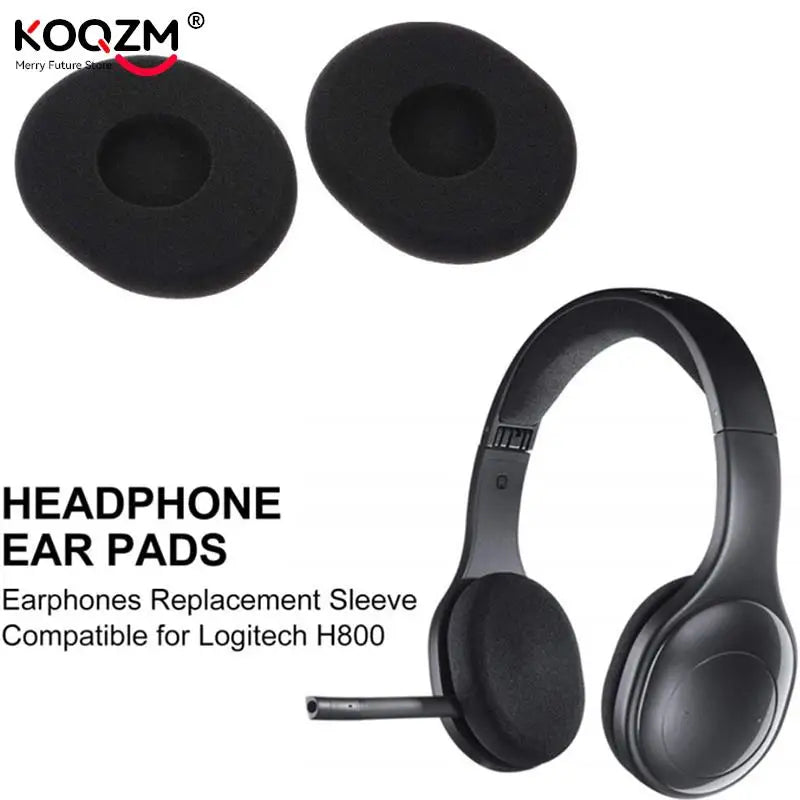 1 paar Ohr Ohrpolster-kissen Ersatz Drahtlose Kopfhörer Headset Schwamm Abdeckung Für Logitech H800 H 800 Kopfhörer Zubehör
