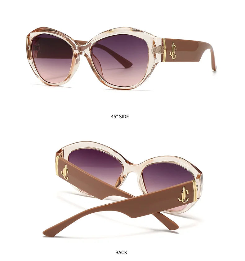 2025 neue Moderne Sonnenbrille Frauen Männer Ins Internet Celebrity Modell Cat Eye Sonnenbrille Weibliche Klassische Goggle Gafas De Sol UV400