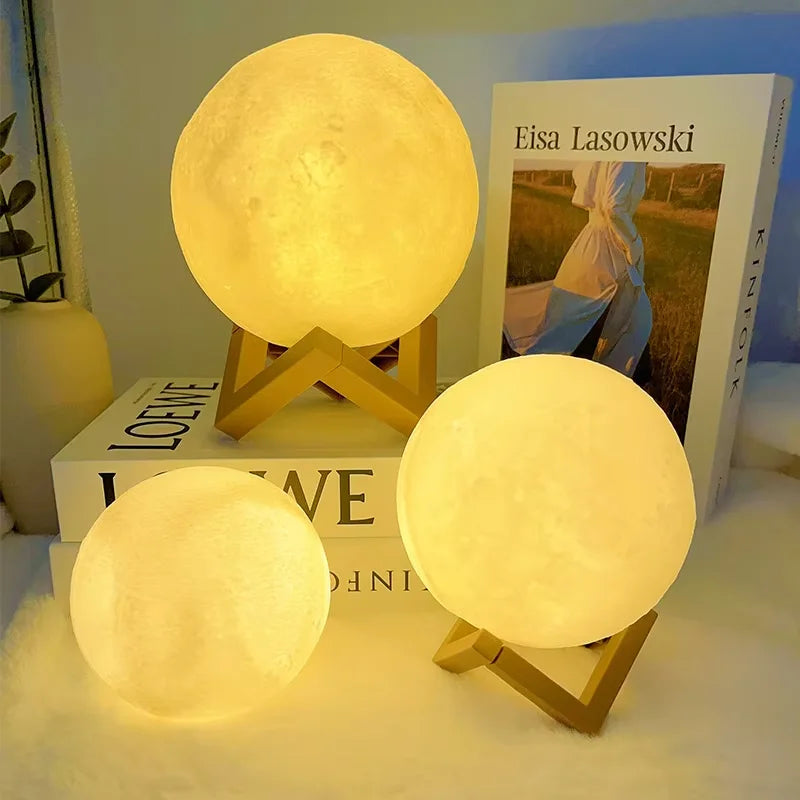 Buchlicht LED Mondlicht Galaxie Licht, Mond Nachtlicht, Mädchen, Junge, Kindergeburtstagsgeschenk, Schlafzimmerdekoration Innenbeleuchtung
