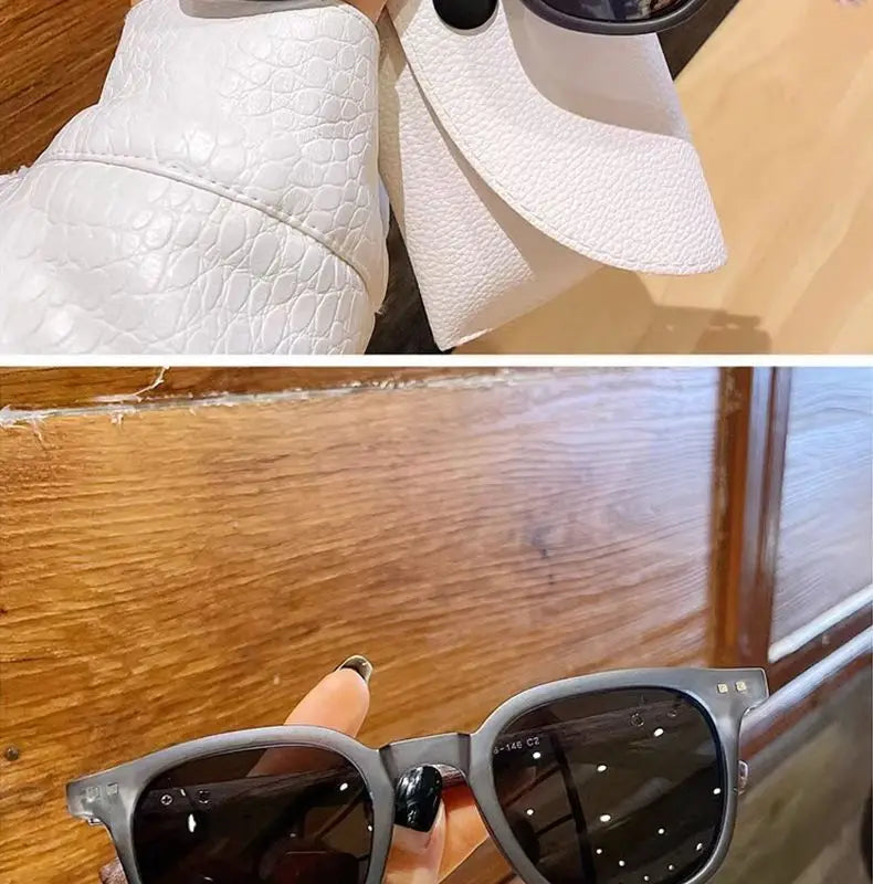Klassische Holzmaserung Spiegel Beine Sonnenbrille Herren kleinen Rahmen quadratische Sonnenbrille Damen hochwertige Brille uv400 oculos de sol