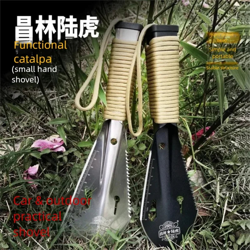 Multifunktionale Garten Schaufel Sägezahn Hex Wrench Graben Kelle Messer Speer Garten Bonsai Spaten Werkzeug Überleben Military Schaufel