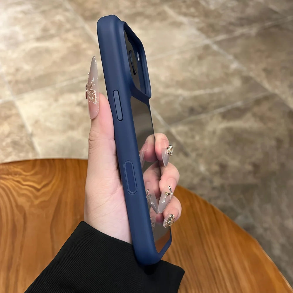 Intelligente Kamera-Touch-Taste, kristallklare Handyhülle für iPhone 17 Pro Max 17 Pro 17 Air, transparente, stoßfeste Abdeckung