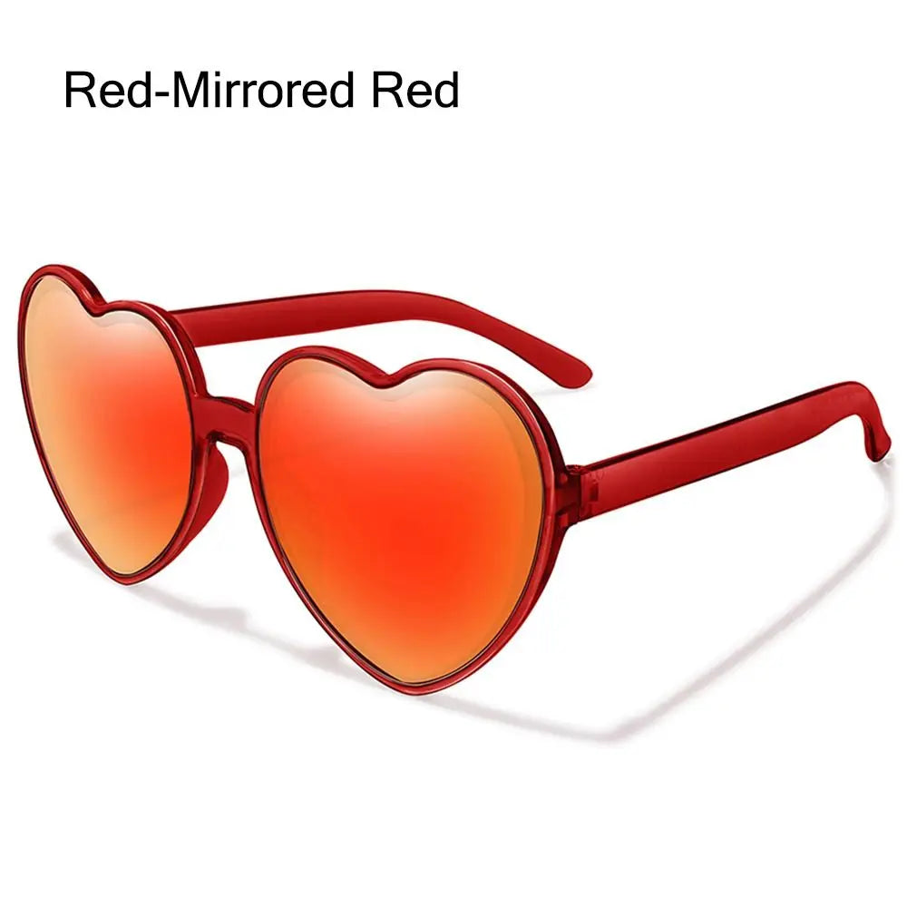 Herz Sonnenbrille für Frauen Männer Randlose Gradienten Sonnenbrille UV400 Weibliche Sommer Shades Luxus Marke Design Damen Brillen 2025