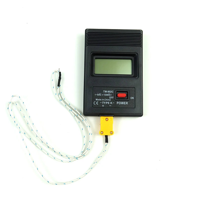 TM902C K-Typ Digital Thermometer Tester Temperaturmesser TP01 Thermoelement Nadelsonde -50 °C bis 1300 °C