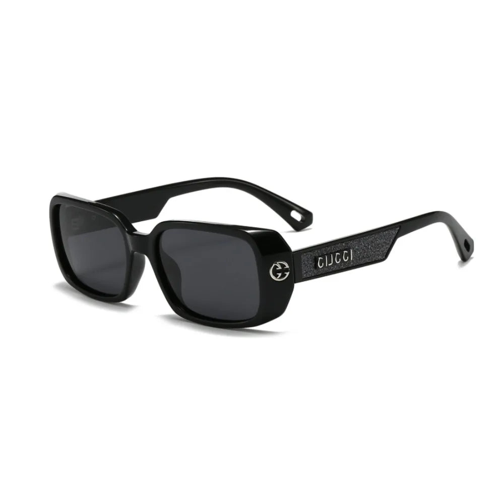 Quadratische, stilvolle Sonnenbrille für Männer und Frauen, UV400, blendfrei, geeignet zum Radfahren, Angeln, Wandern, Fahren, Laufen, Gesichtsformung