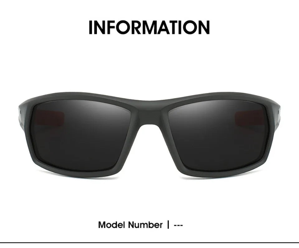 Neue Sonnenbrille für Männer Sport Polarisierte Quadratischen Rahmen Camouflage Sonnenbrille Fahren Angeln Radfahren Skifahren Sonne Brillen UV400