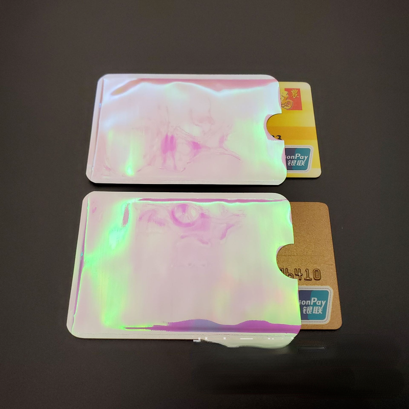 10 Stück Anti-Scan-RFID-Blockierhülle für Kreditkarten, sichern Sie Ihre Identität, Geldautomat, Debit, kontaktloser IC-ID-Kartenschutz, Blocker