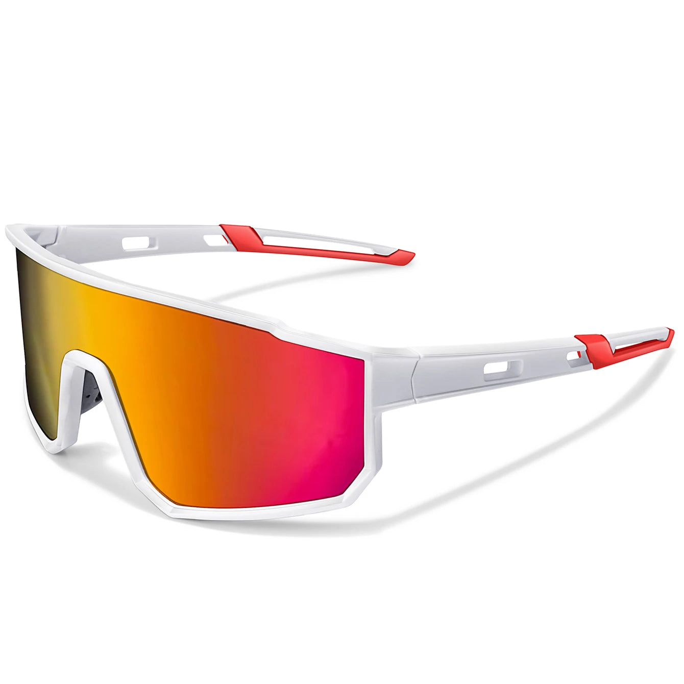 Trendige Angel-Sonnenbrille für Damen und Herren, lässige, winddichte Brille mit UV-Schutz für Outdoor-Sportarten, Laufen, Radfahren