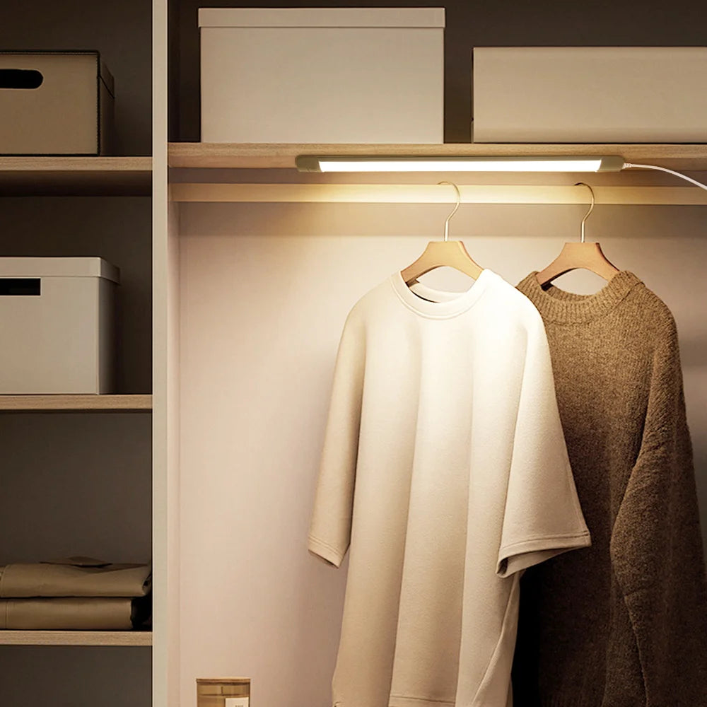 Fernbedienung LED Schrank Lampen Dimmbare Küche Schrank Lampe LED Anschließbare Rohr Licht Bar Für Home Schlafzimmer Kleiderschrank Beleuchtung