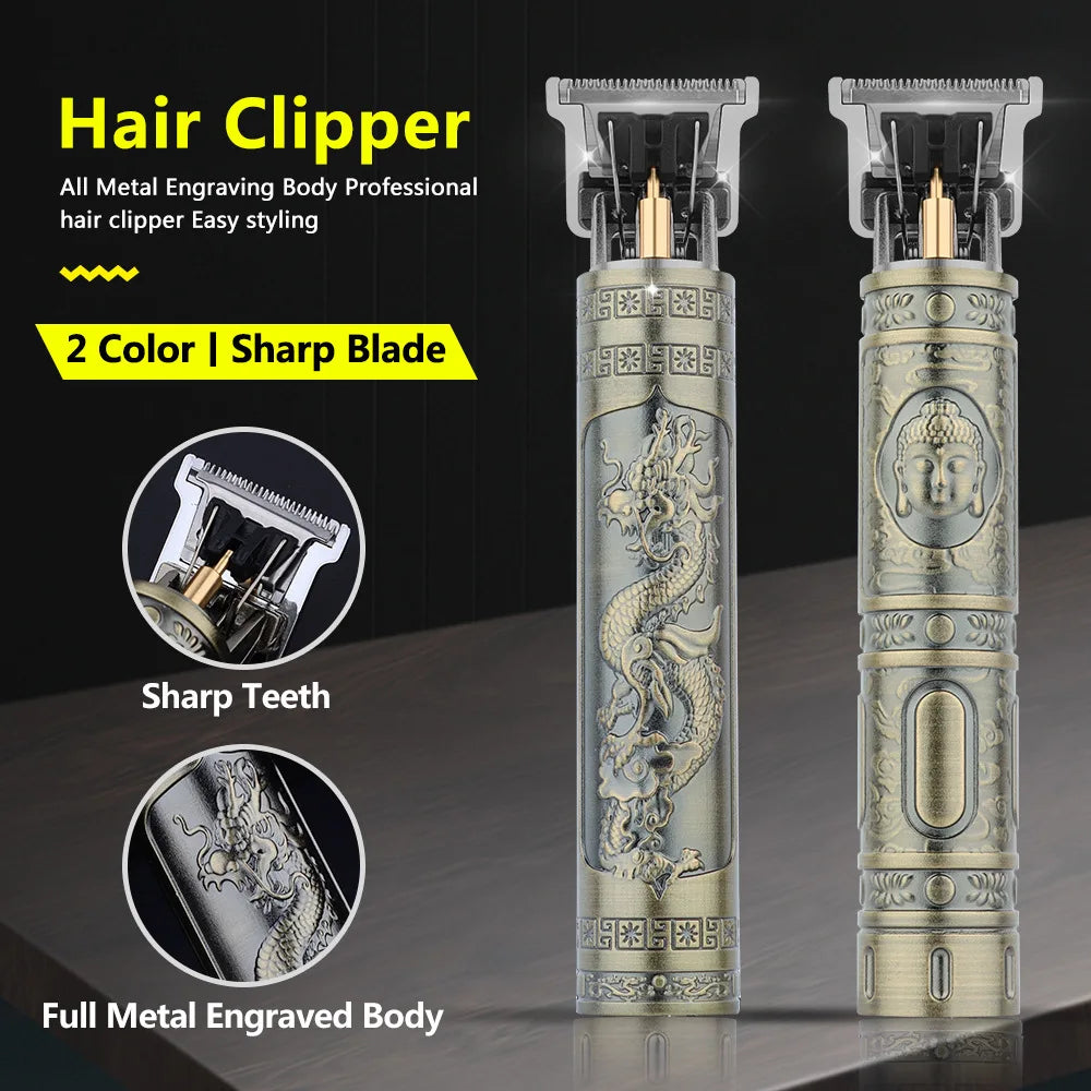 Retro T9 Original Haarschneidemaschine Set Jacken Trimmer Herren Elektrorasierer Male Lence Pro Barber Rasierer für empfindliche Bereiche