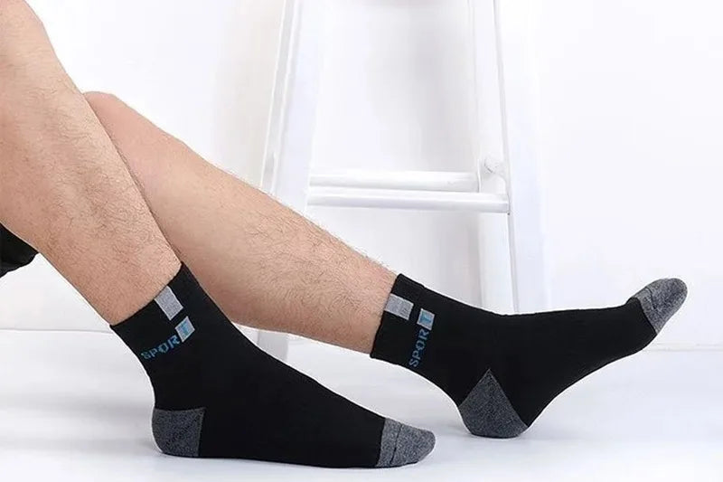 10/5/3pairs Atmungsaktive Con Sport Strümpfe Männer Bambus Faser Herbst und Winter Männer Socken Schweiß Absorption Deodorant business Sox