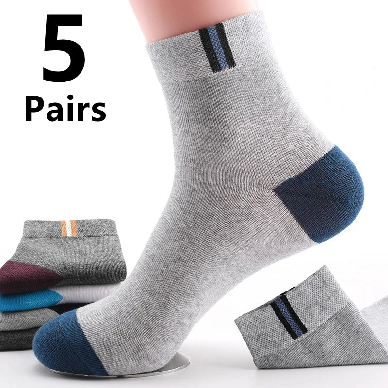 10/5/3pairs Atmungsaktive Con Sport Strümpfe Männer Bambus Faser Herbst und Winter Männer Socken Schweiß Absorption Deodorant business Sox