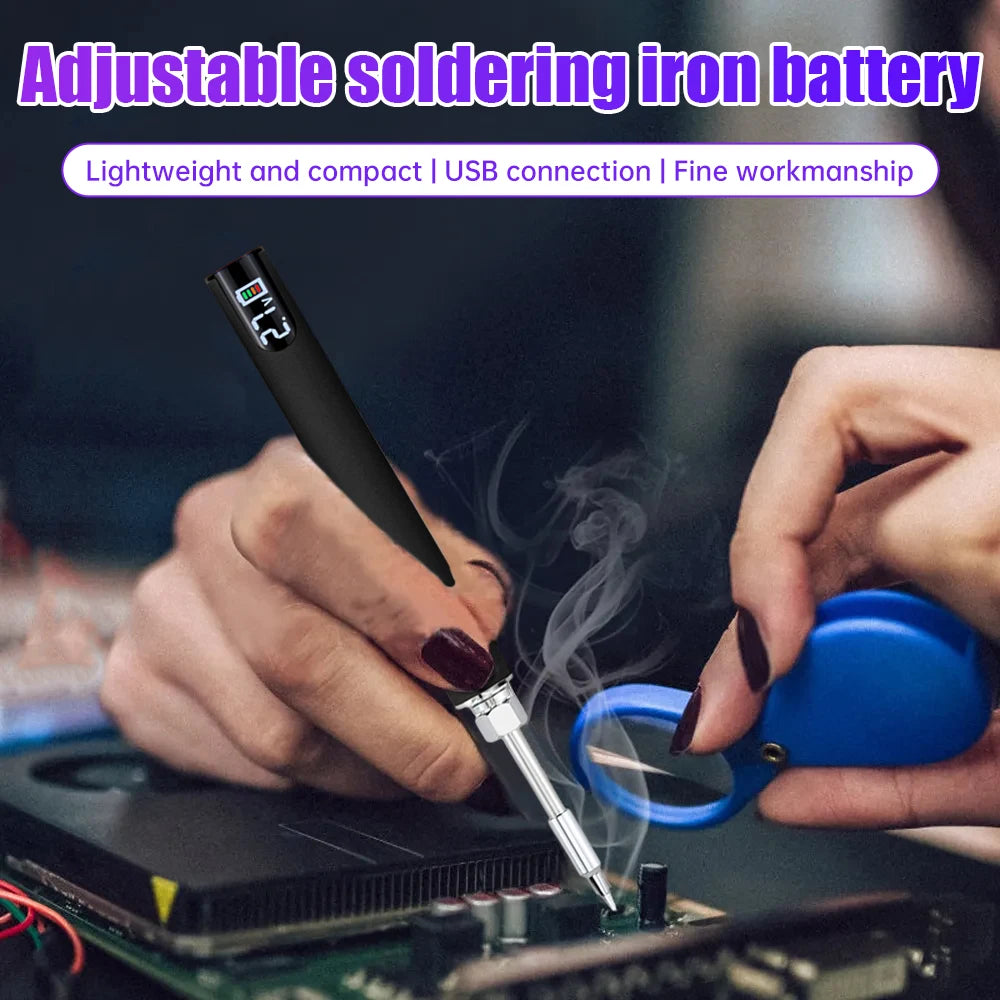 Mini-Batterie-Schweiß werkzeugs atz 510 Vorheizen Batterie knopf Wärme spitzen Löt reparatur werkzeuge tragbarer elektrischer Lötkolbens tift