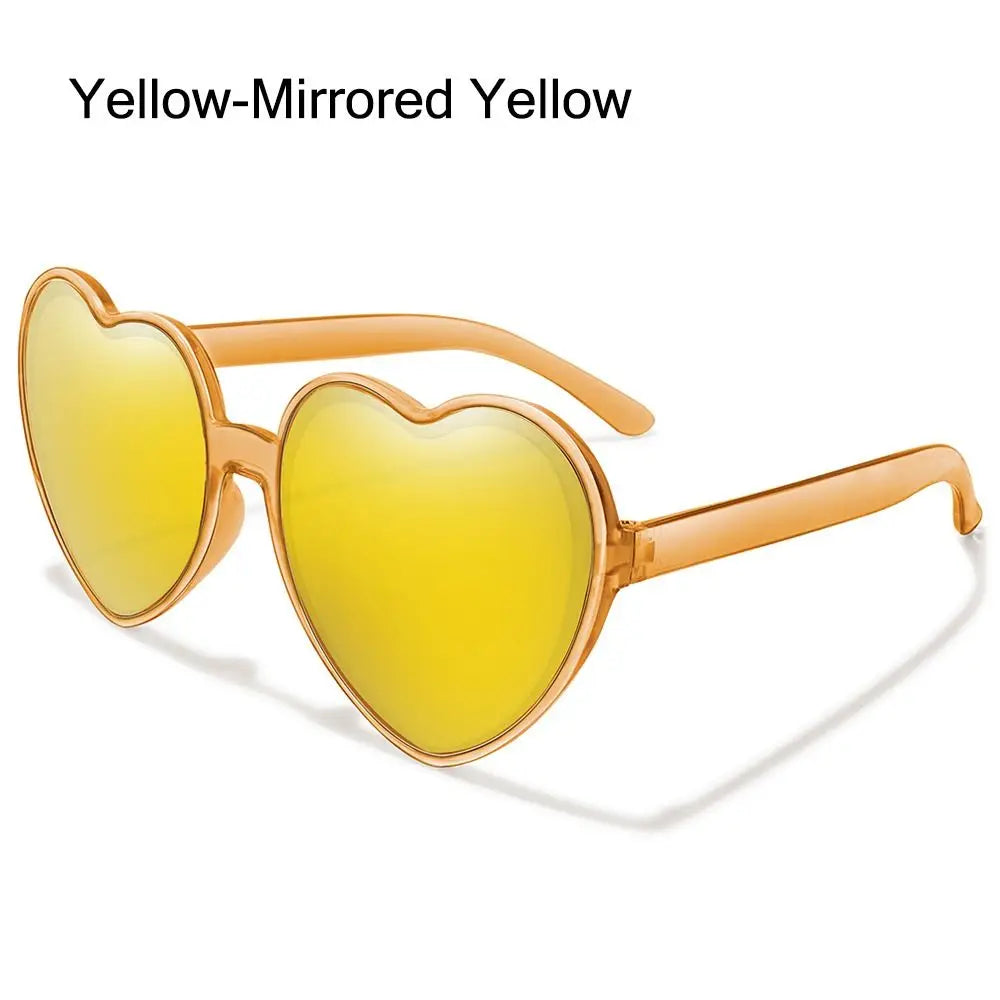 Herz Sonnenbrille für Frauen Männer Randlose Gradienten Sonnenbrille UV400 Weibliche Sommer Shades Luxus Marke Design Damen Brillen 2025