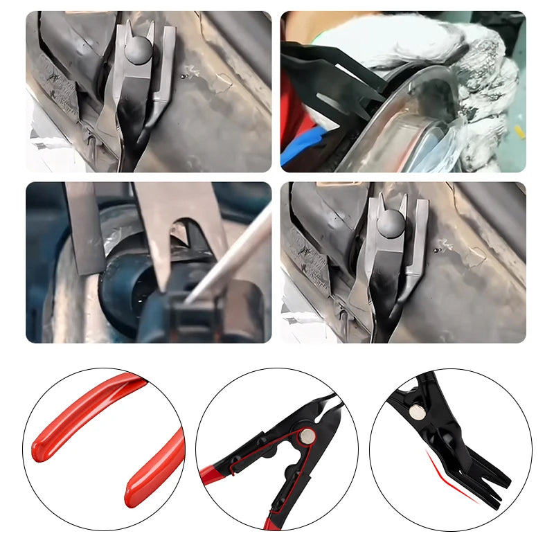 Auto Clip Zangen Werkzeug Professionelle Art Auto Schlauch Clip hand Metall Kragen Klemme Zangen Arbeitssparende Auto Reparatur werkzeuge