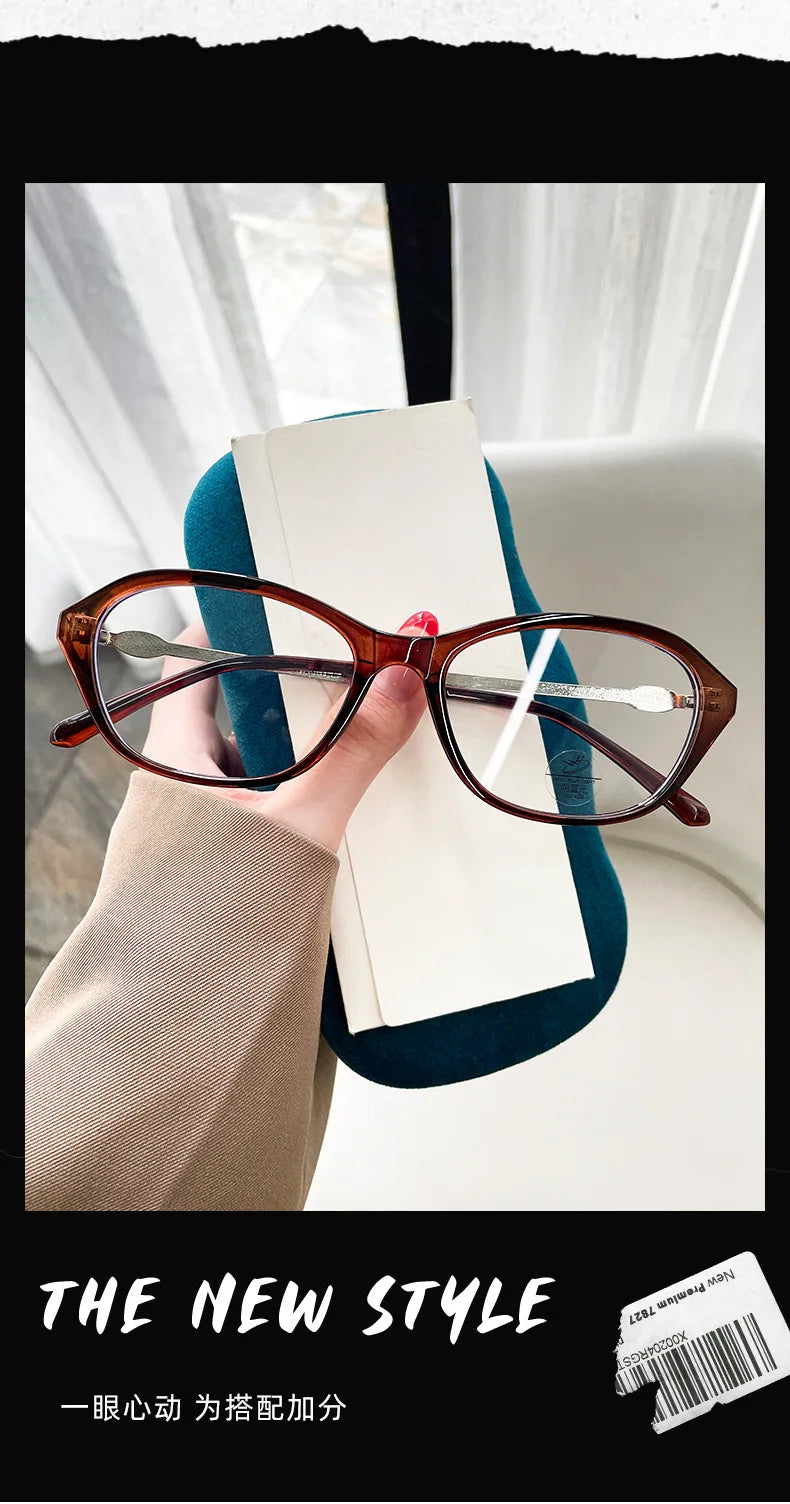 Sonnenbrille für Damen, Modetrend, hochwertige Rahmenbrille, Sonnenbrille mit kleinem Rahmen