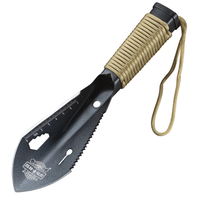 Multifunktionale Garten Schaufel Sägezahn Hex Wrench Graben Kelle Messer Speer Garten Bonsai Spaten Werkzeug Überleben Military Schaufel
