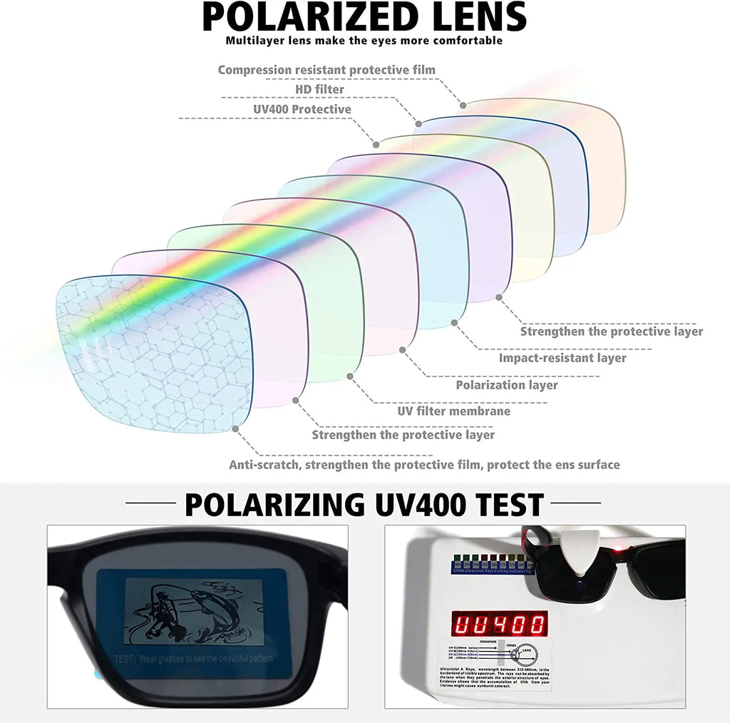 Dalwa Polarisierte Angeln Sonnenbrille Herren Driving Shades Männliche Sonnenbrille Wandern Klassische UV400 Brillen