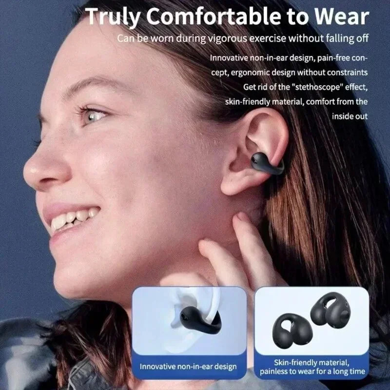 Neue Original T75 Knochenleitung Drahtlose Bluetooth 5,3 Kopfhörer Sport Kopfhörer HiFi Sound Qualität Wasserdichte TWS Headset