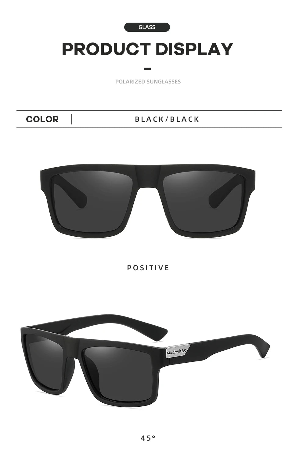 Klassische polarisierte Sonnenbrille für Herren und Damen, UV400-Sonnenbrille, Angelbrille, Outdoor-Sportbrille