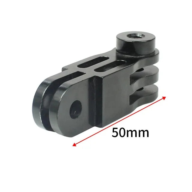 CNC-Aluminium-Drei-Wege-Schwenkarm-Montageadapter für GOPRO Hero 13 12 11 10 Session Yi SJcam EKEN Sony DJI Action Kamerastativ