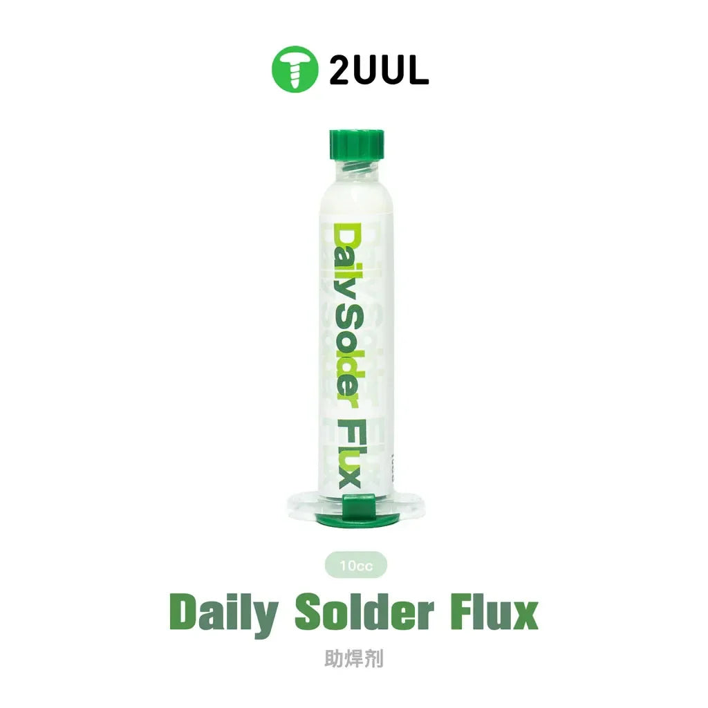 2UUL SC14 Daily Solder Flux 10cc schnell aushärtender, hochtemperaturbeständiger Flussmittel für die Montage von Telefon, Laptops und Elektronik, PCB-Reparaturen
