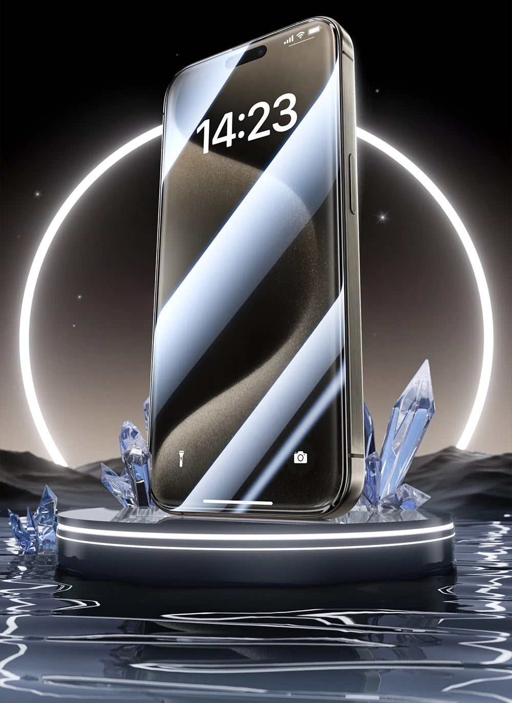 Joyroom 1/2/3 Stück HD-Glas für iPhone 17 16 15 14 13 12 Pro Max Displayschutzfolie für iPhone 17 16 Pro Max Glas gehärtetes Glas
