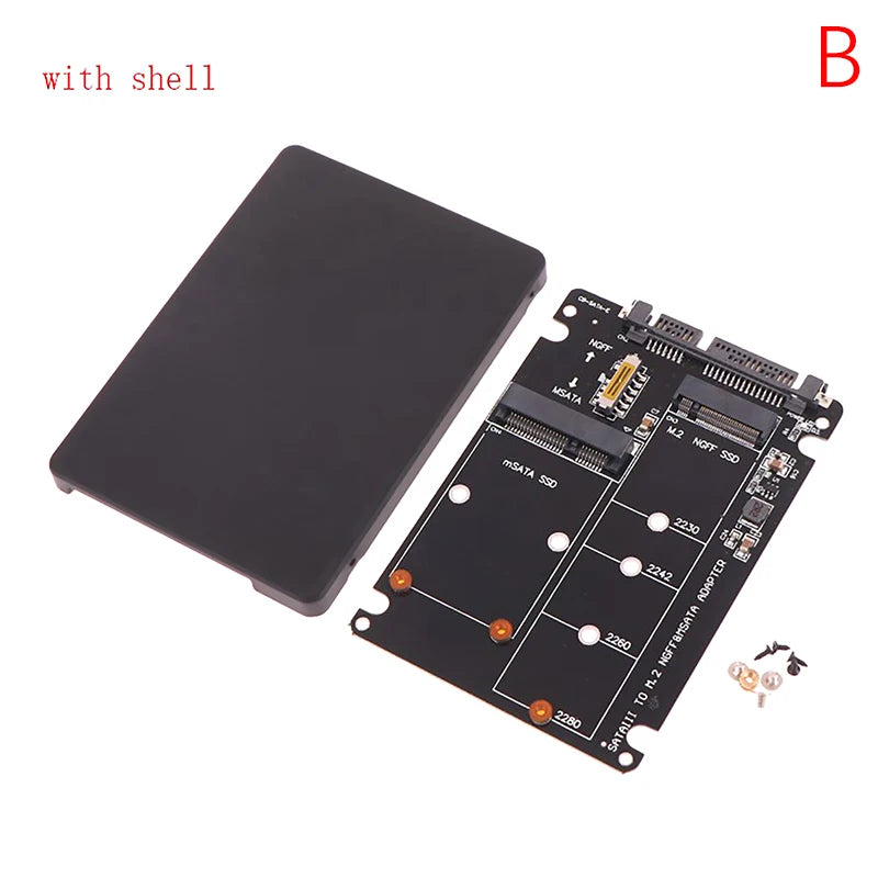 Hochwertige 1-teilige Sata 60 Gbit/s bis m2 ngff sata ssd msata ssd Adapter msata zu sata m.2 ngff zu sata Festplatten adapter platine