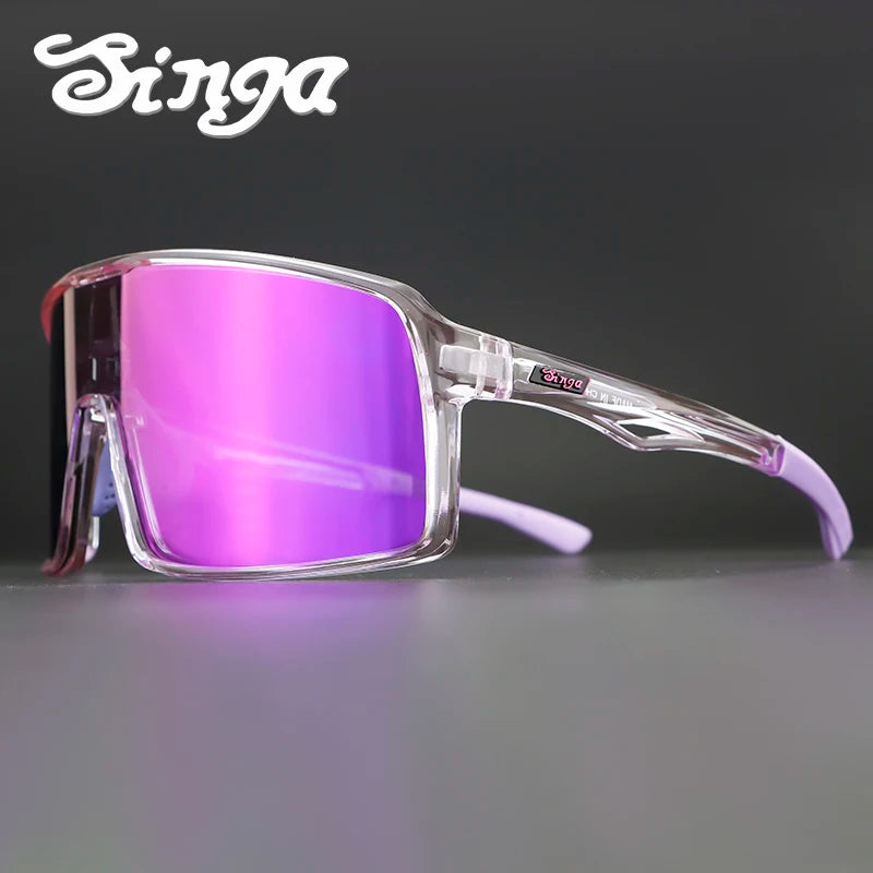 Radfahren Sonnenbrillen Outdoor Sport Sonnenbrillen Rennrad MTB Fahrrad Reiten Goggle Brillen für Mann Frauen Singa Radfahren Gläser