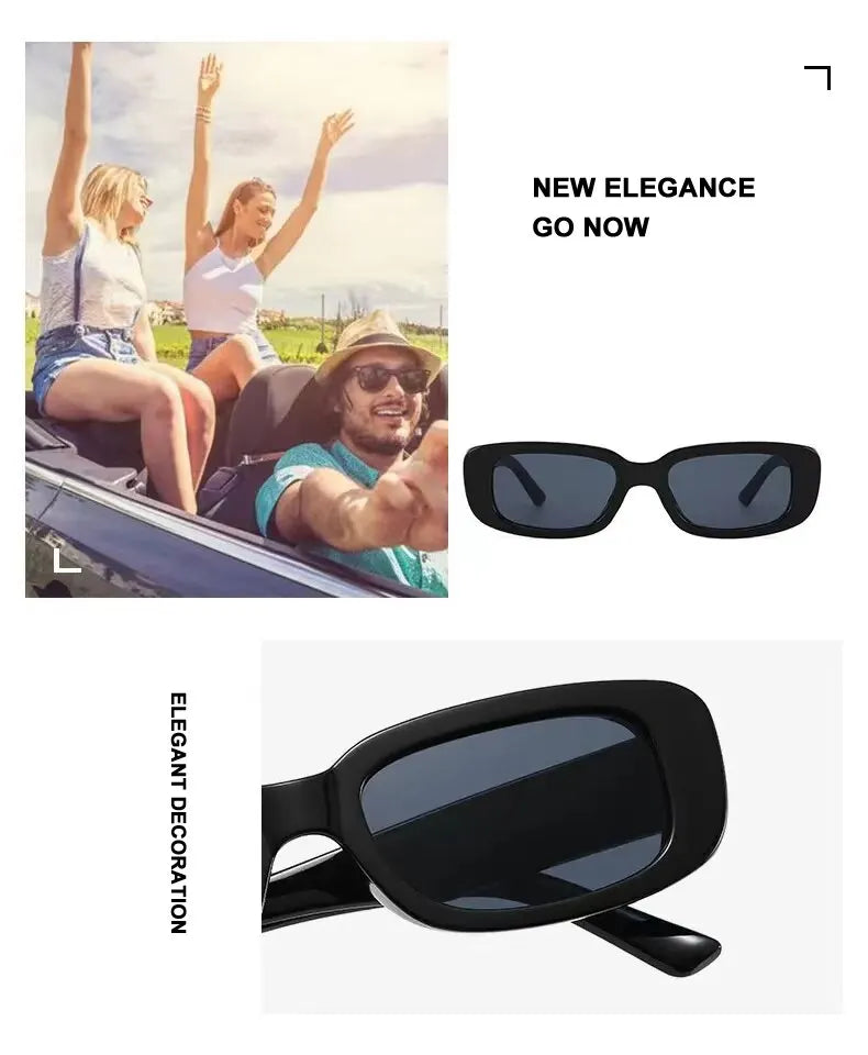 Retro kleine quadratische Sonnenbrille Männer und Frauen trend ige europäische und amerikanische Mode Street Shot Sonnenbrille UV-sichere Brille