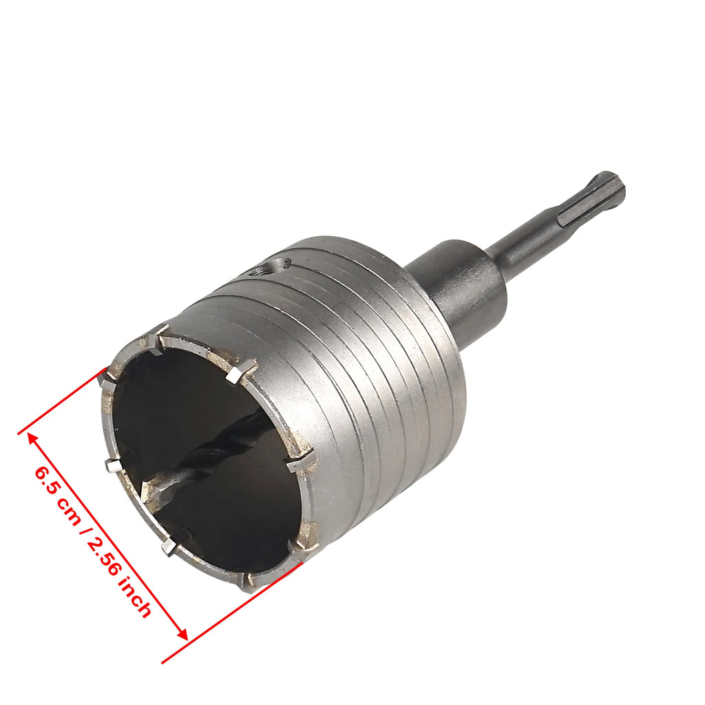 1pc SDS PLUS Beton Loch Sah 65mm Elektrische Hohl Kern Bohrer Schaft Kern Bohrer Zement Stein Wand bohren Werkzeug