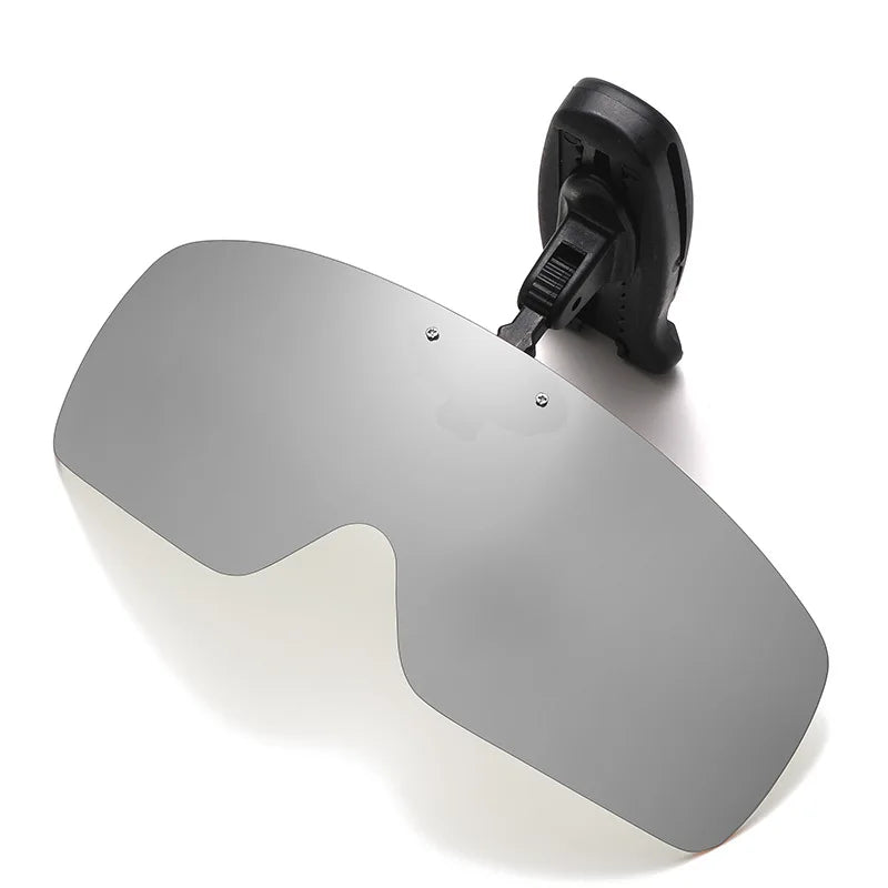 SU01 Angel-Sonnenbrille mit Kappenclip, UV-beständig, polarisiert, für Wein, Gelb, Grau, Schwarz, Dunkelgrüner Kaffee, speziell für die Trugbrille
