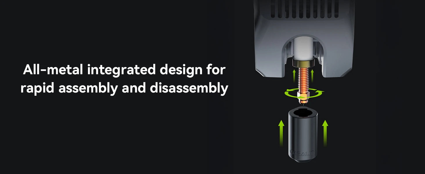 Creality Original K2 Plus Düsenset 0.4/0.6/0.8mm, gehärteter Stahl, hoher Durchfluss, 3D-Druckerzubehör