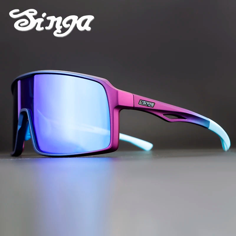 Radfahren Sonnenbrillen Outdoor Sport Sonnenbrillen Rennrad MTB Fahrrad Reiten Goggle Brillen für Mann Frauen Singa Radfahren Gläser