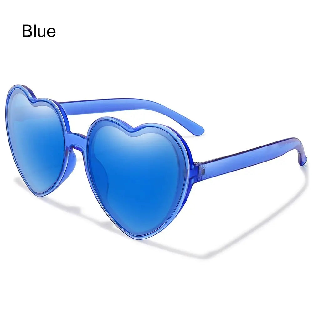 Herz Sonnenbrille für Frauen Männer Randlose Gradienten Sonnenbrille UV400 Weibliche Sommer Shades Luxus Marke Design Damen Brillen 2025