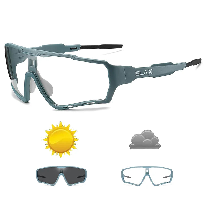 Photochrome Sonnenbrille Männer Frauen Sonnenbrille Angeln Brillen UV400 Radfahren Wandern Outdoor Sport Brille