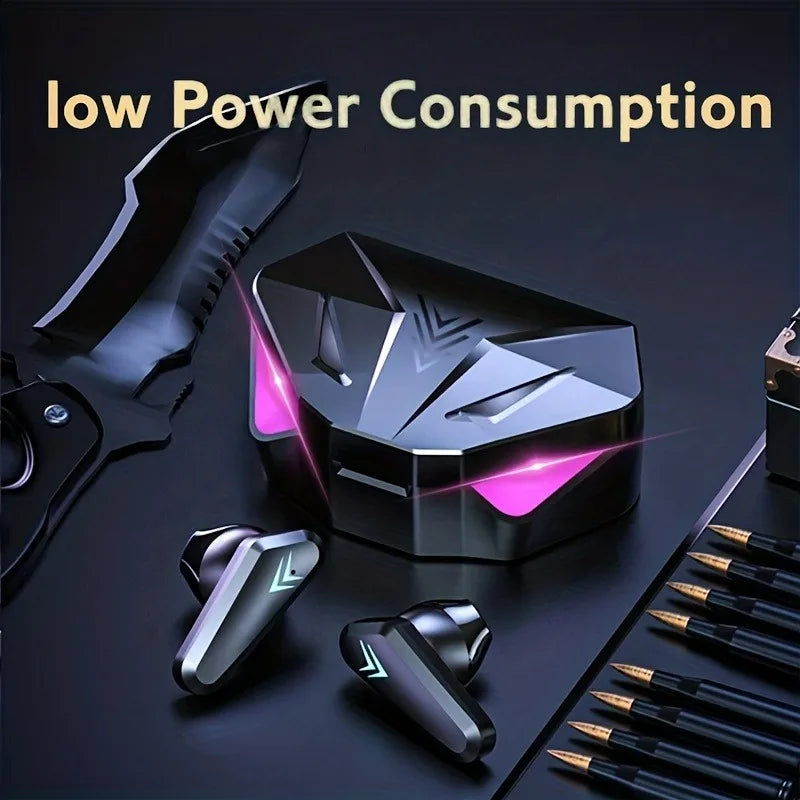 TWS Drahtloses Bluetooth-Headset, LED-Display, Gamer-Ohrhörer mit Mikrofon, kabellose Kopfhörer, Geräuschunterdrückung, Bluetooth-Kopfhörer X15